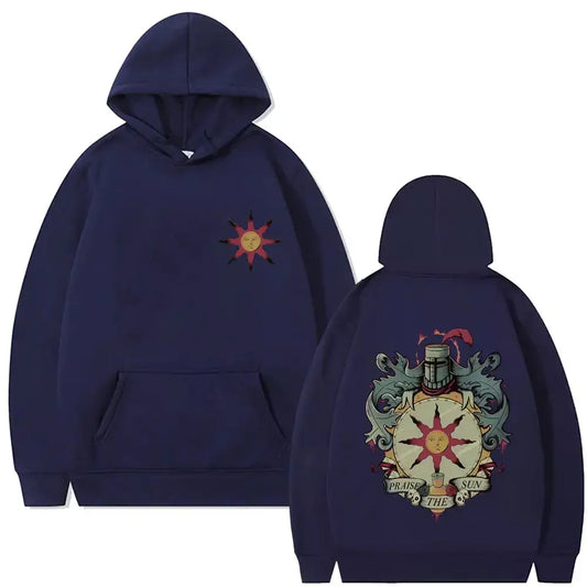 Hip Hop Hoodie With Chill Vibes And Perfect Sleeve Length - Navy Blue / S