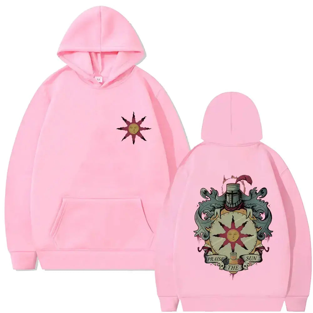 Hip Hop Hoodie With Chill Vibes And Perfect Sleeve Length - Pink / S