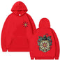 Hip Hop Hoodie With Chill Vibes And Perfect Sleeve Length - Red / S