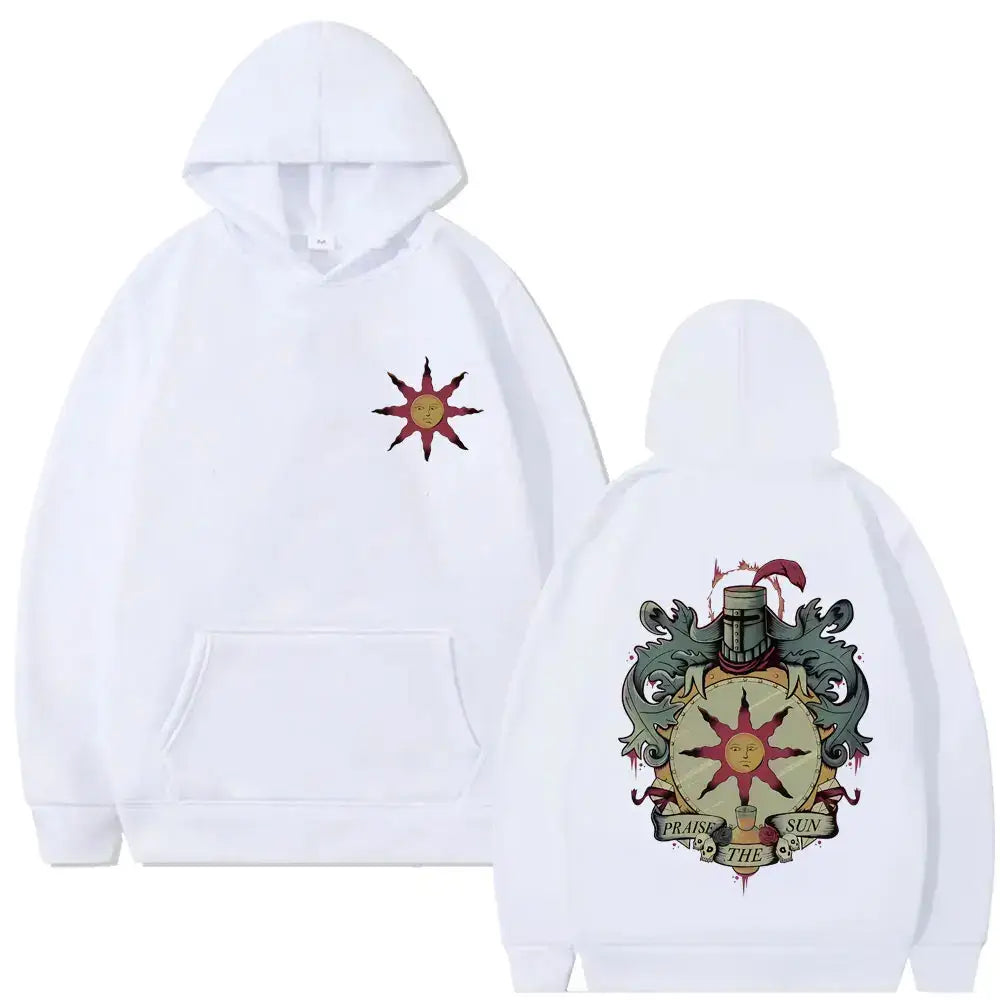 Hip Hop Hoodie With Chill Vibes And Perfect Sleeve Length - White / S
