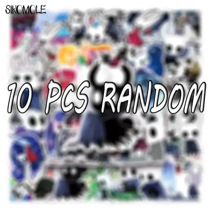 Hollow Knight Stickers - 50PCS Cartoon Game Set | Fun Gaming Decor Pack 10pcs-529 Stickers