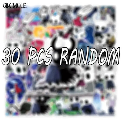Hollow Knight Stickers - 50PCS Cartoon Game Set | Fun Gaming Decor Pack 30pcs-529 Stickers