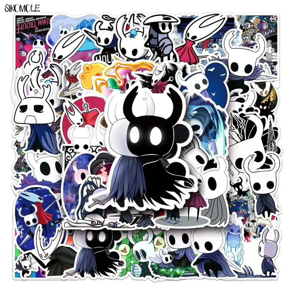 Hollow Knight Stickers - 50PCS Cartoon Game Set | Fun Gaming Decor Pack Stickers