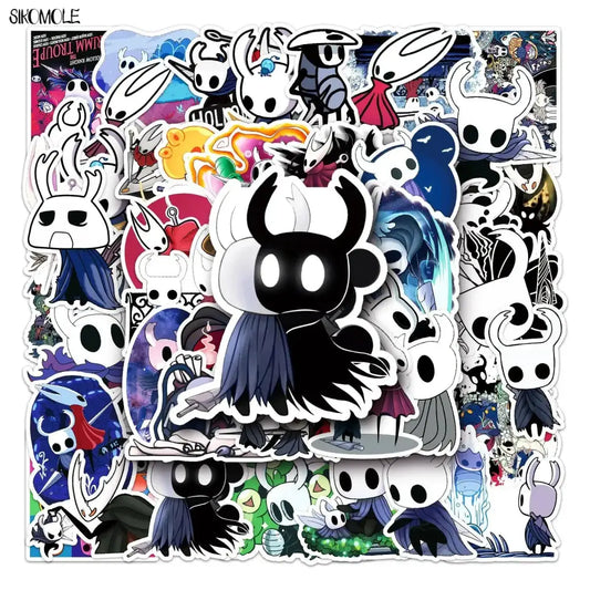 Hollow Knight Stickers - 50PCS Cartoon Game Set | Fun Gaming Decor Pack Stickers