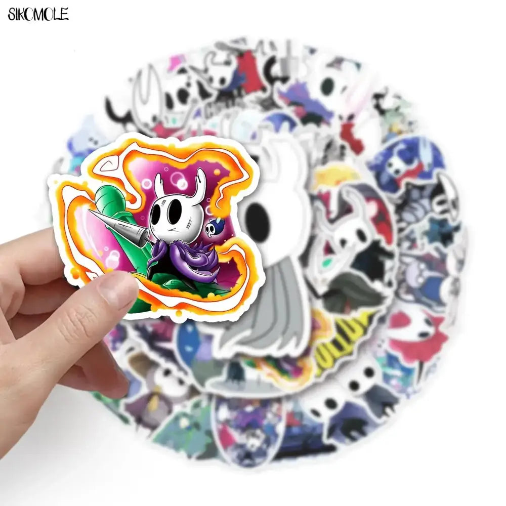 Hollow Knight Stickers - 50PCS Cartoon Game Set | Fun Gaming Decor Pack Stickers