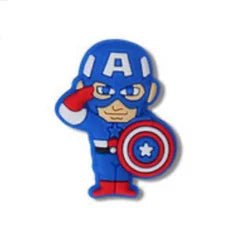 Hot Toys Avengers Iron Man Captain America Shoe Charms Sandal Shoe Decoration Accessories - Gapo Goods - Charms