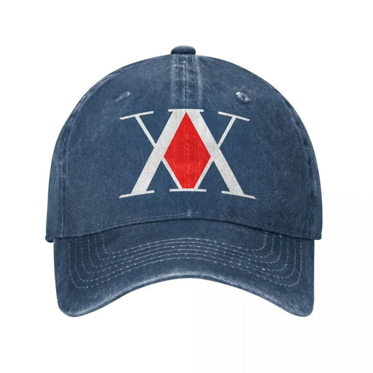 Hunter X Hunter Anime Baseball Cap - Show Your Love for the Series Navy Blue Adjustable