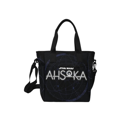Star Wars Ahsoka insulated tote bag featuring a shoulder strap, perfect for fans seeking stylish and practical storage solutions.