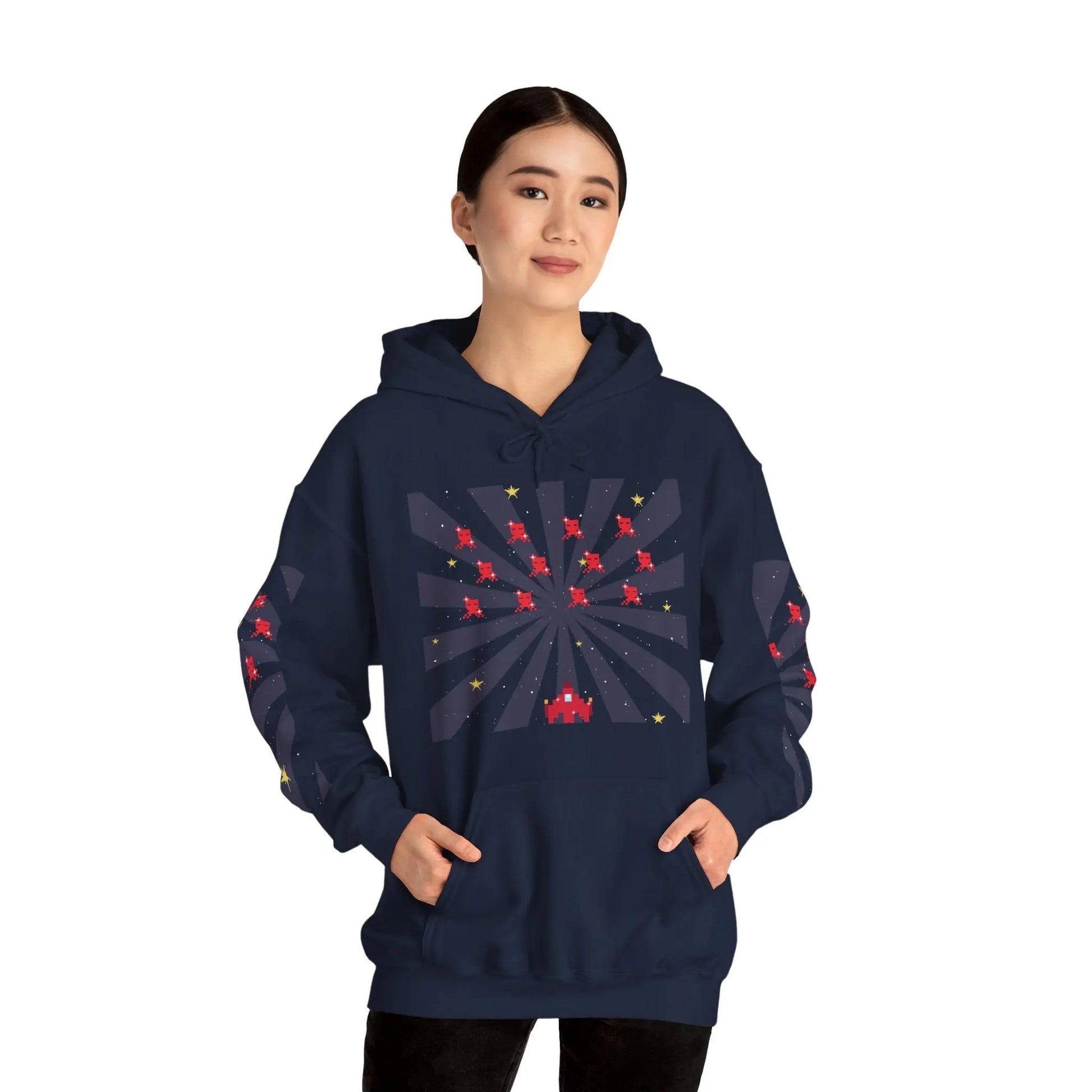 Invaders Unisex Heavy Blend™ Hooded Sweatshirt - Gapo Goods - Hoodie