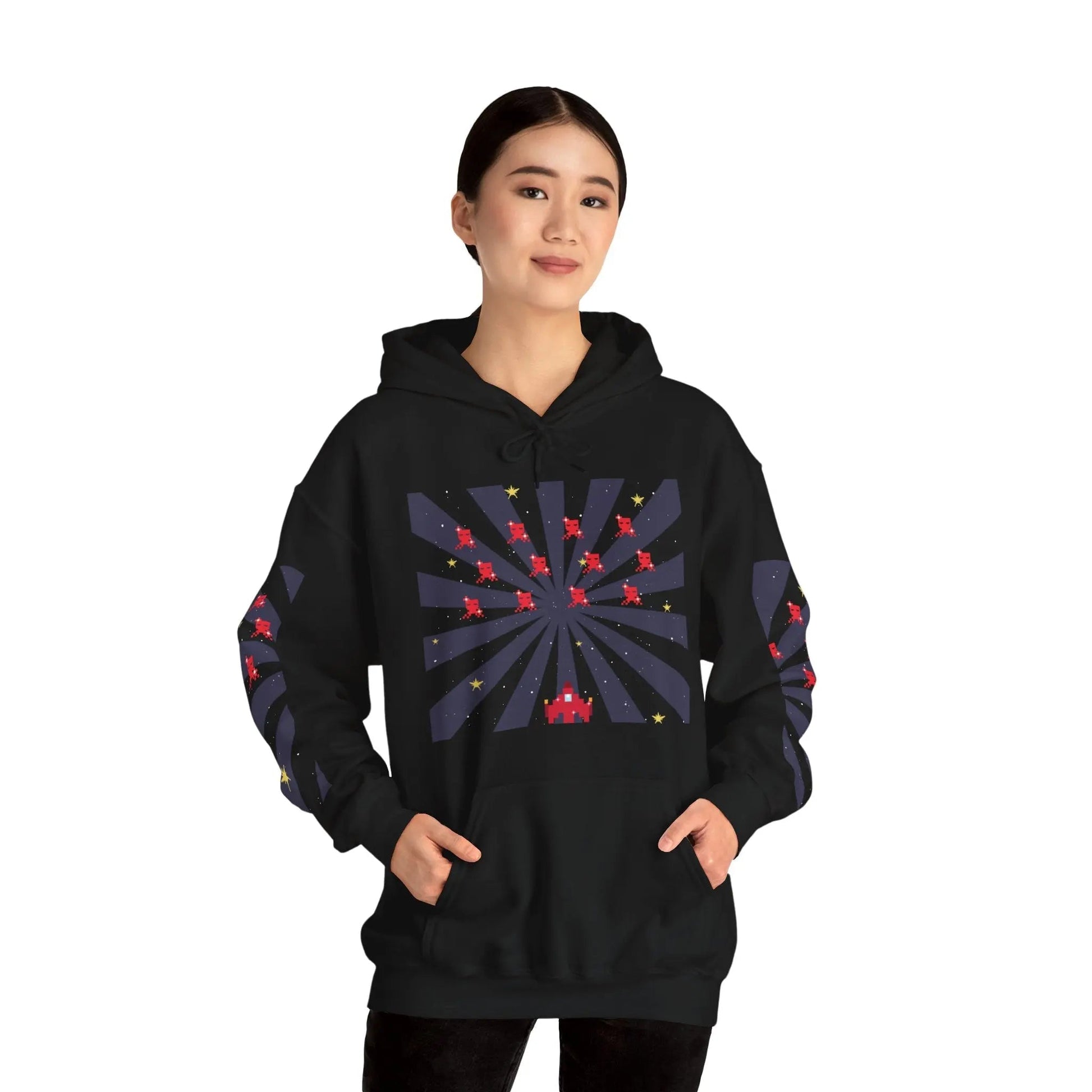 Invaders Unisex Heavy Blend™ Hooded Sweatshirt - Gapo Goods - Hoodie