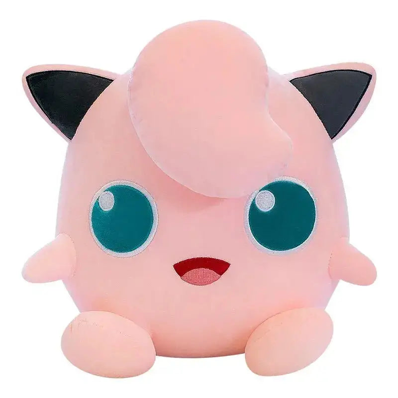 Jigglypuff Plush Doll – Soft Cuddly Pokemon Character Plush Toy for Kids Pink