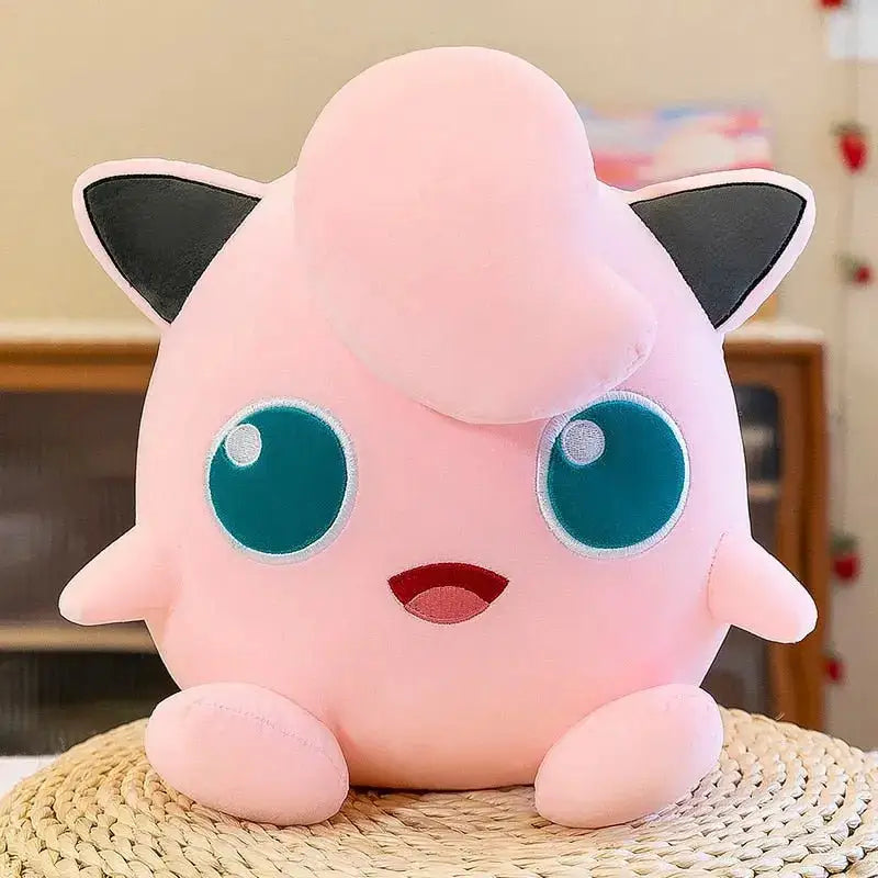 Jigglypuff Plush Doll – Soft Cuddly Pokemon Character Plush Toy for Kids