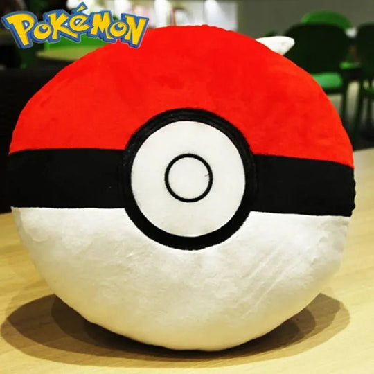 Kawaii Pokemon Pokeball Plush Toy Pillow - 28cm Soft Stuffed Doll Anime Room Car Cushion Decoration for Children - Cute Gift - Gapo Goods - Toys & Games