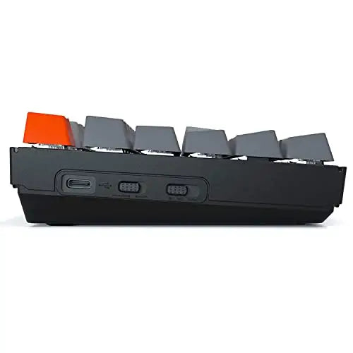 Keychron K8 80% Layout Bluetooth Wireless Mechanical Keyboard, Tenkeyless 87 Keys/USB C/White Backlit/Gateron G Pro Brown Switch/N-Key Rollover, TKL Gaming Keyboard for Mac Windows