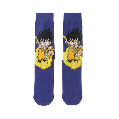 Dragon Ball Z Socks - Mens Cotton Anime Long Socks featuring Piccolo Vegeta Master Roshi and Torankusu Figures 10