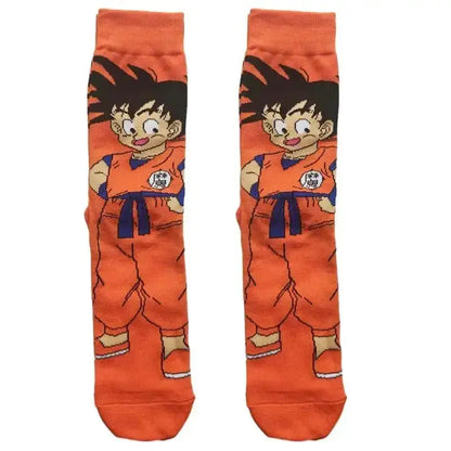 Dragon Ball Z Socks - Mens Cotton Anime Long Socks featuring Piccolo Vegeta Master Roshi and Torankusu Figures 12