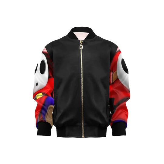 Kids' Bomber Jacket with Pockets (H40) - Gapo Goods - 