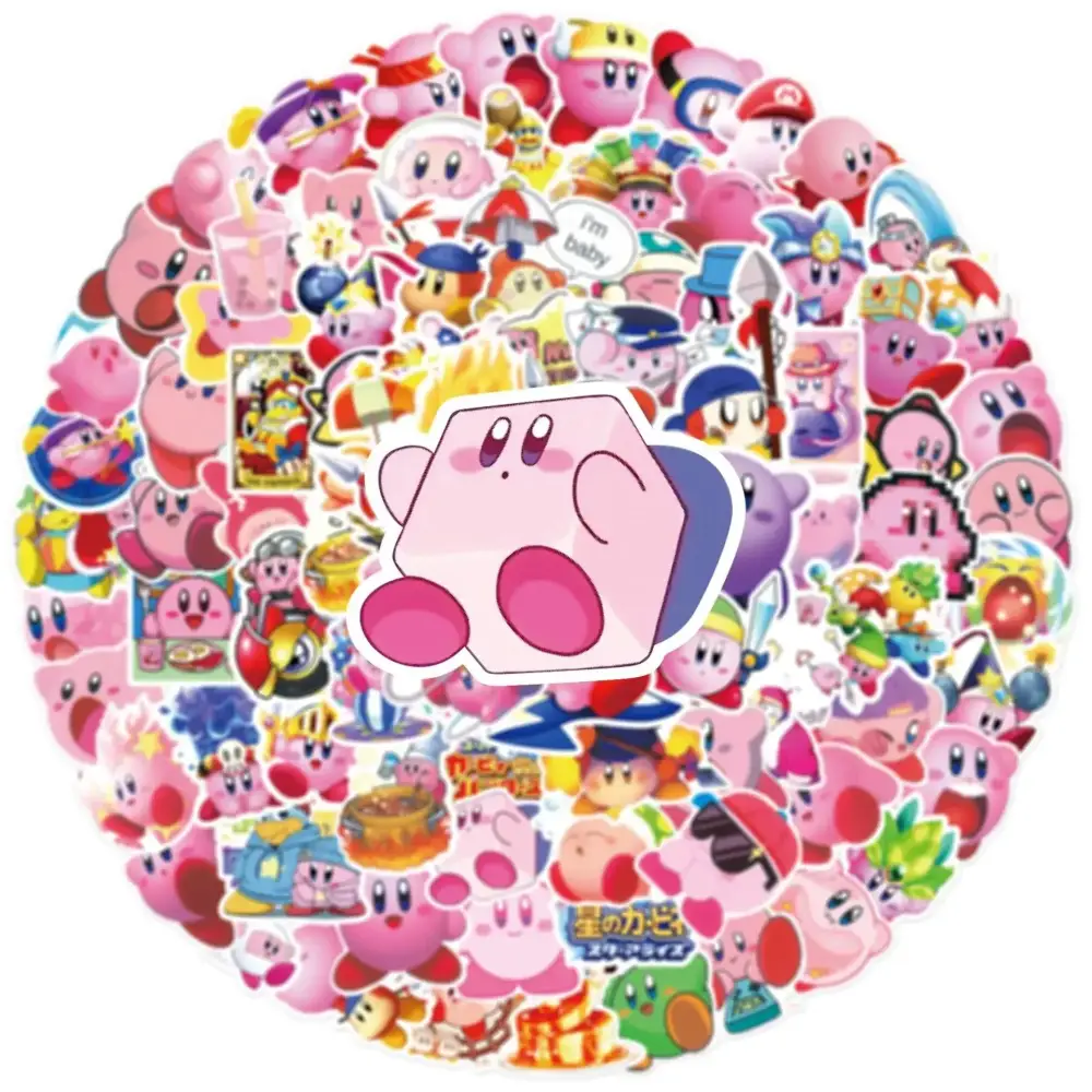 Kirbys Dreamland Delights Waterproof Sticker Pack for Fun and Durability