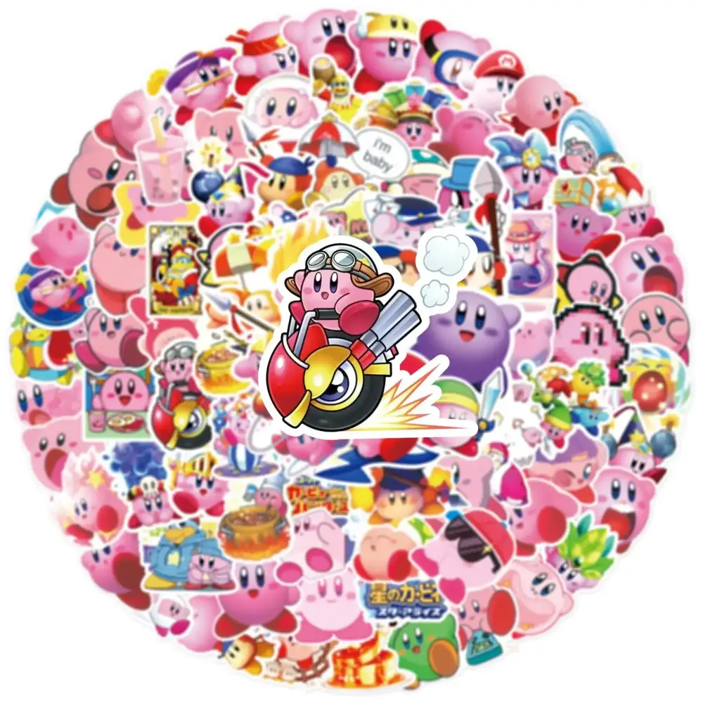 Kirbys Dreamland Delights Waterproof Sticker Pack for Fun and Durability