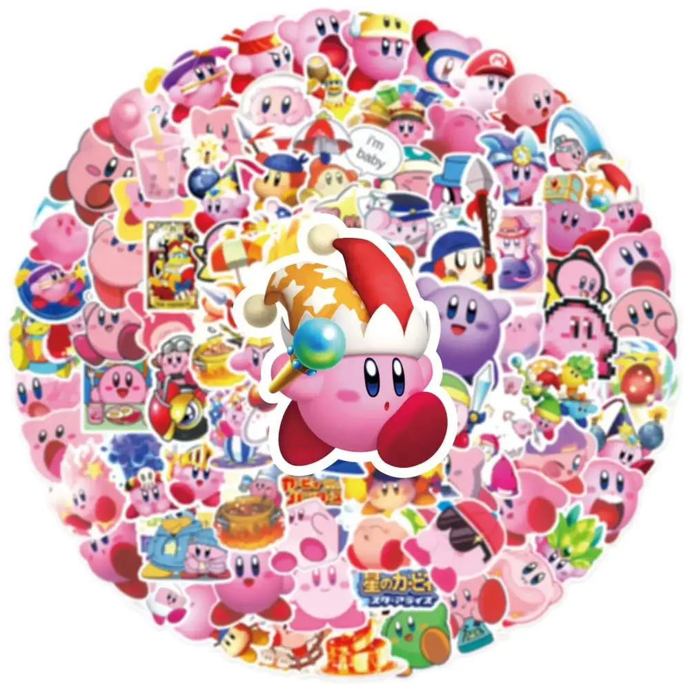 Kirbys Dreamland Delights Waterproof Sticker Pack for Fun and Durability