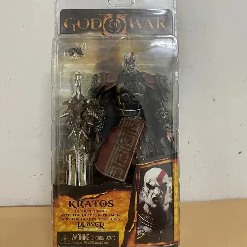Kratos Action Figure – God of War Collectible | Ares Armor Movable PVC Toy C With Box