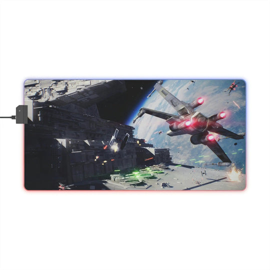 LED Gaming Mouse Pad X - Wing Spaceship - Gapo Goods - Home Decor