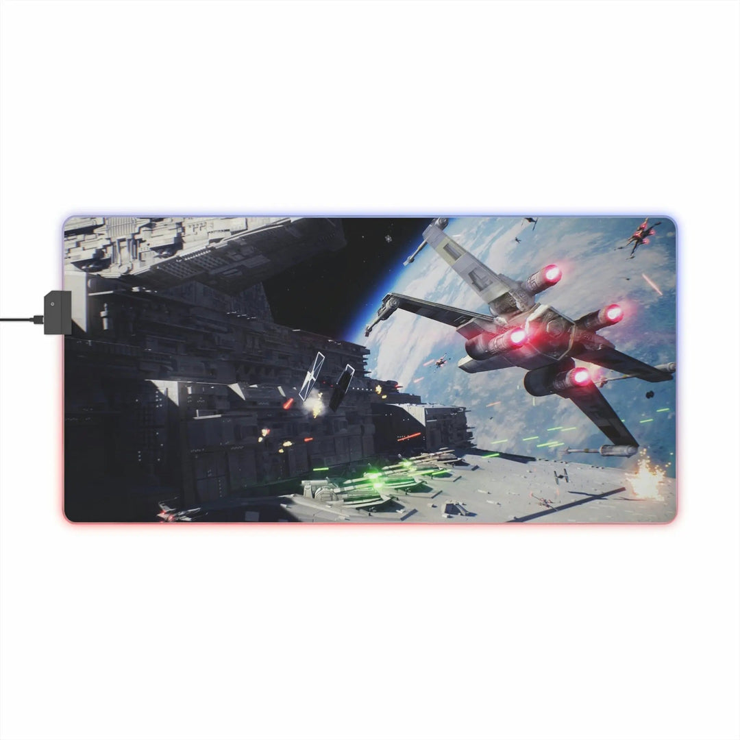 LED Gaming Mouse Pad X - Wing Spaceship - Gapo Goods - Home Decor