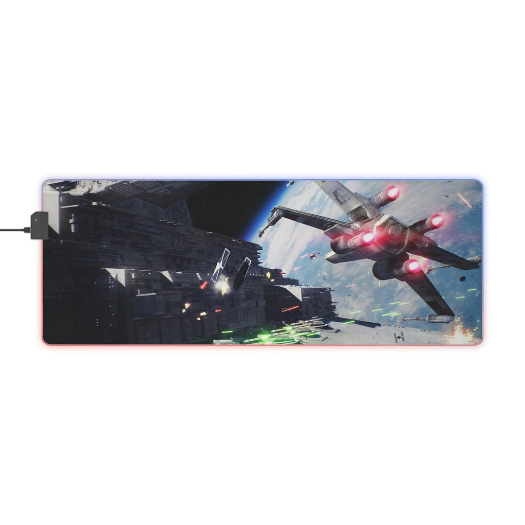 LED Gaming Mouse Pad X - Wing Spaceship - Gapo Goods - Home Decor