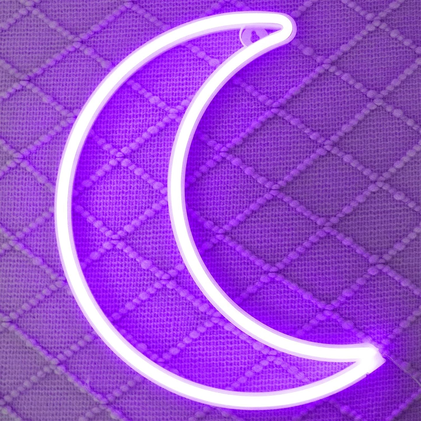 LED Pink Moon Neon Light, Cute Neon Moon Sign,Christmas Room Decor Battery or USB Powered 5V Art LED Decorative Lights Night Lights Indoor for Home, Bedroom, Office,Dorm,Party (Pink Moon) - Gapo Goods - 