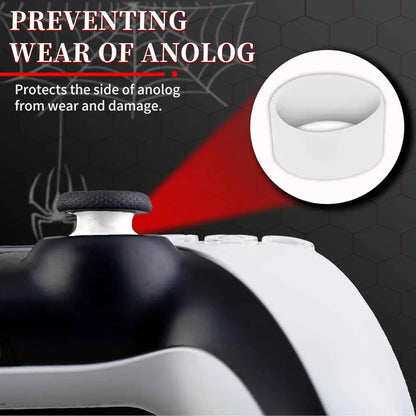 PS5 Controller Skin - Silicone Cover Sticker & Extender Grips for Enhanced Grip Gaming Accessories