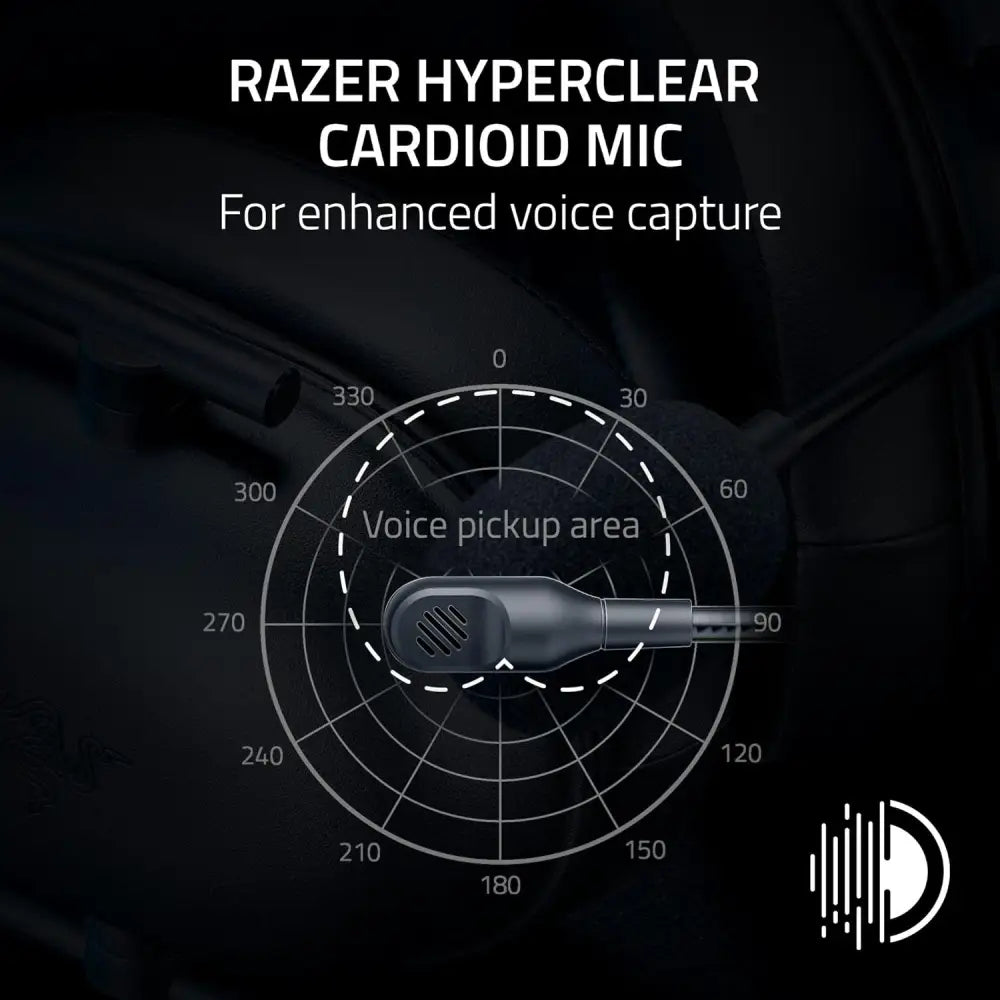 Gaming Headset - Razer BlackShark V2 X | 50mm Audio Drivers | Cardioid Microphone | Lightweight, Comfortable Earcups Gaming Accessories
