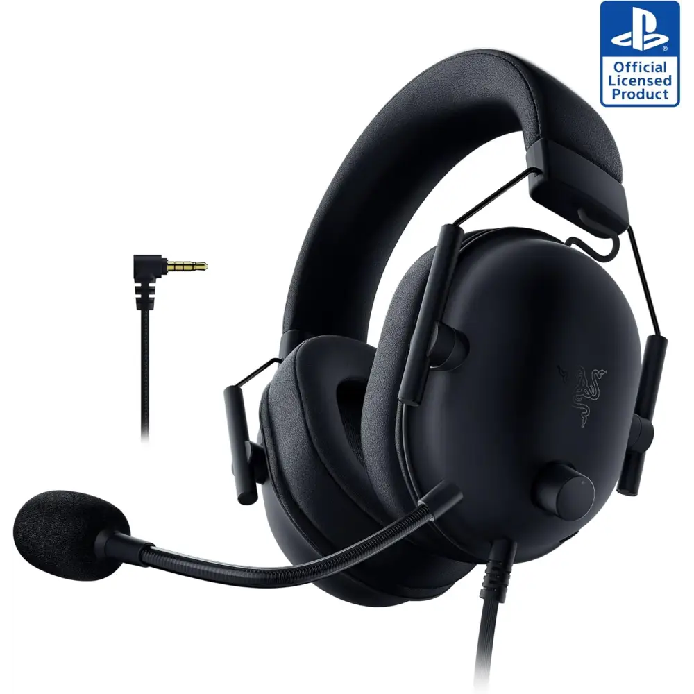 Gaming Headset - Razer BlackShark V2 X | 50mm Audio Drivers | Cardioid Microphone | Lightweight, Comfortable Earcups 3.5 mm Gaming Accessories