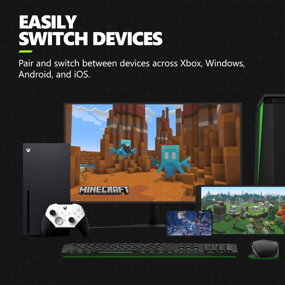 Xbox Elite Series 2 Controller – Wireless Gaming Controller with Adjustable Thumbsticks & Rechargeable Battery Gaming Accessories