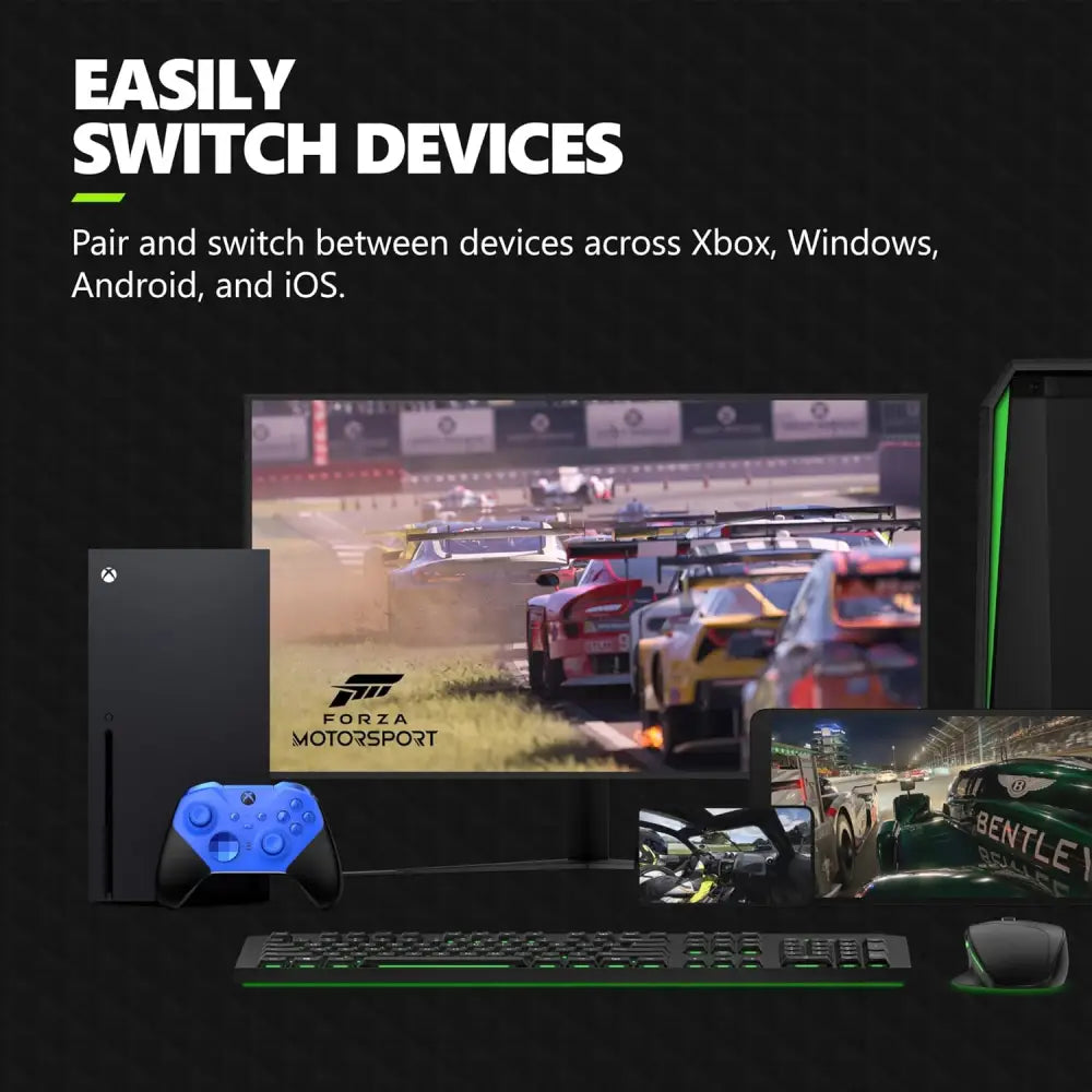 Xbox Elite Series 2 Controller – Wireless Gaming Controller with Adjustable Thumbsticks & Rechargeable Battery Gaming Accessories