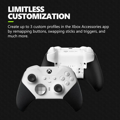Xbox Elite Series 2 Controller – Wireless Gaming Controller with Adjustable Thumbsticks & Rechargeable Battery Gaming Accessories