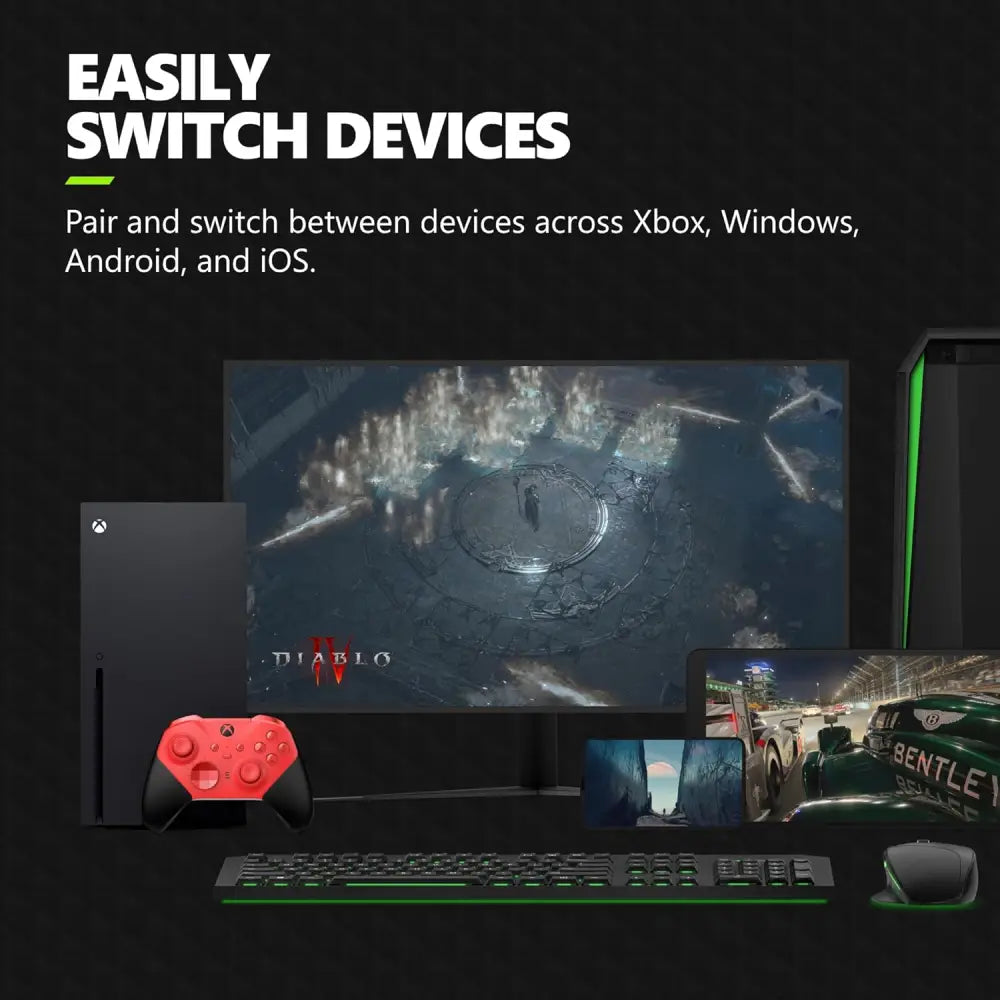 Xbox Elite Series 2 Controller – Wireless Gaming Controller with Adjustable Thumbsticks & Rechargeable Battery Gaming Accessories