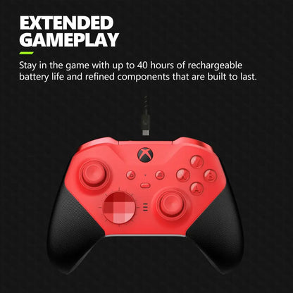 Xbox Elite Series 2 Controller – Wireless Gaming Controller with Adjustable Thumbsticks & Rechargeable Battery Gaming Accessories