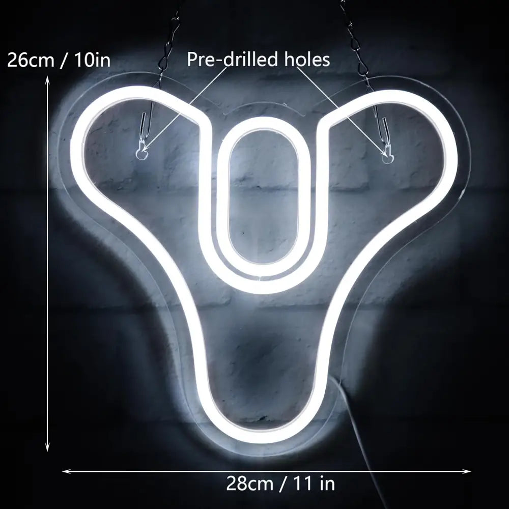 Neon Wall Decor - Pugna Game LED Neon Sign for Bedroom, Bar & Business Home Decor