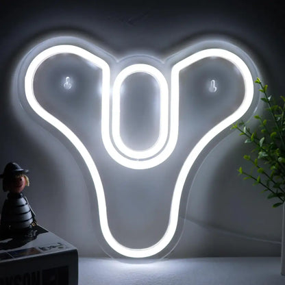 Neon Wall Decor - Pugna Game LED Neon Sign for Bedroom, Bar & Business Home Decor