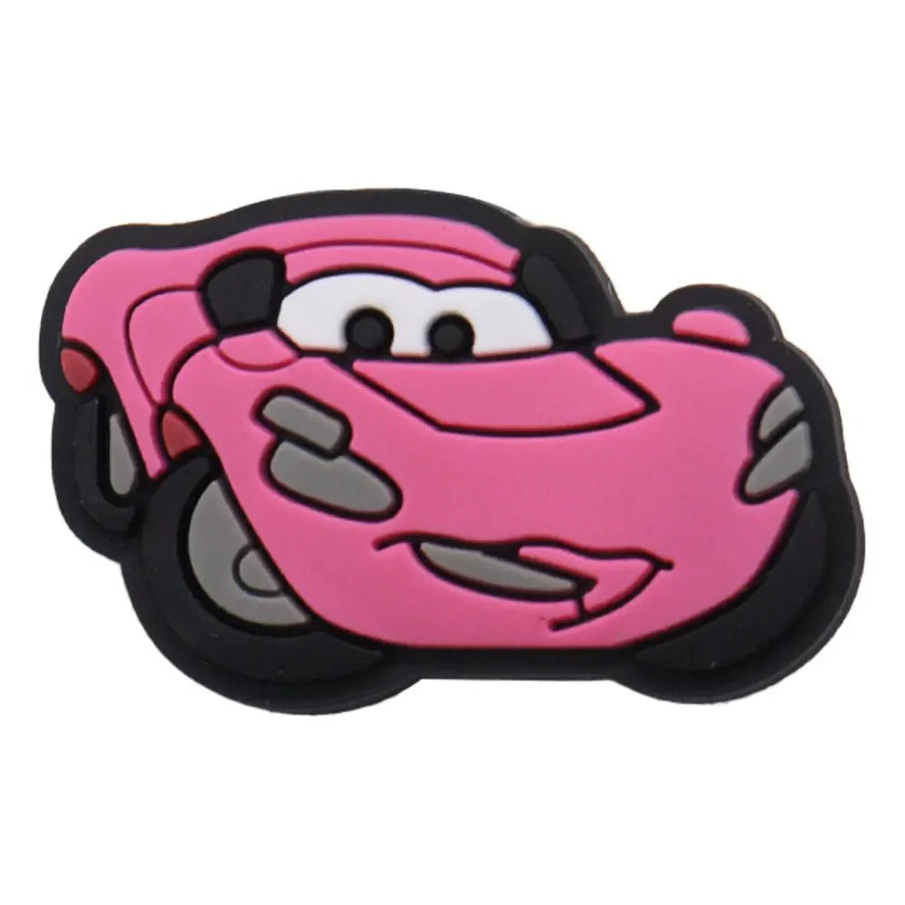 Lightning McQueen Flo Boys Favorite Sandals Shoe Buckle Charms Cars Decorations Gift - Gapo Goods - Charms