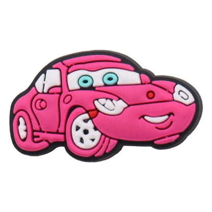 Lightning McQueen Flo Boys Favorite Sandals Shoe Buckle Charms Cars Decorations Gift - Gapo Goods - Charms
