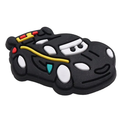 Lightning McQueen Flo Boys Favorite Sandals Shoe Buckle Charms Cars Decorations Gift - Gapo Goods - Charms