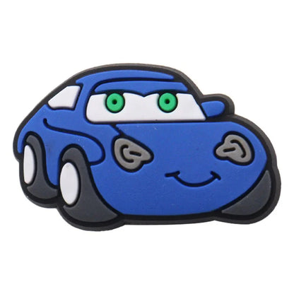 Lightning McQueen Flo Boys Favorite Sandals Shoe Buckle Charms Cars Decorations Gift - Gapo Goods - Charms