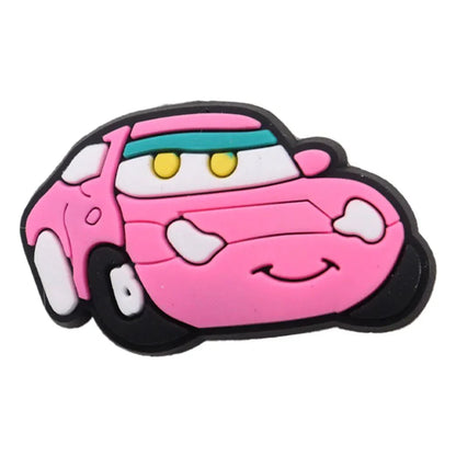 Lightning McQueen Flo Boys Favorite Sandals Shoe Buckle Charms Cars Decorations Gift - Gapo Goods - Charms