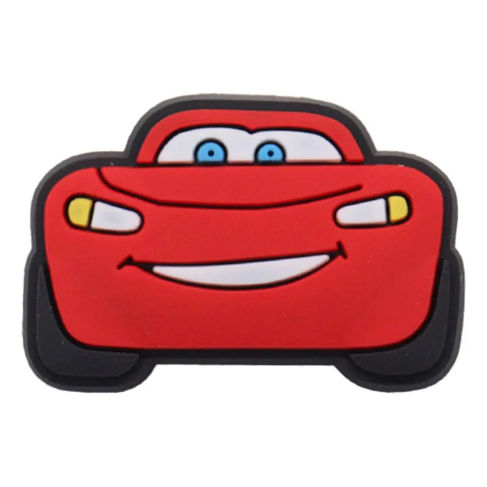Lightning McQueen Flo Boys Favorite Sandals Shoe Buckle Charms Cars Decorations Gift - Gapo Goods - Charms