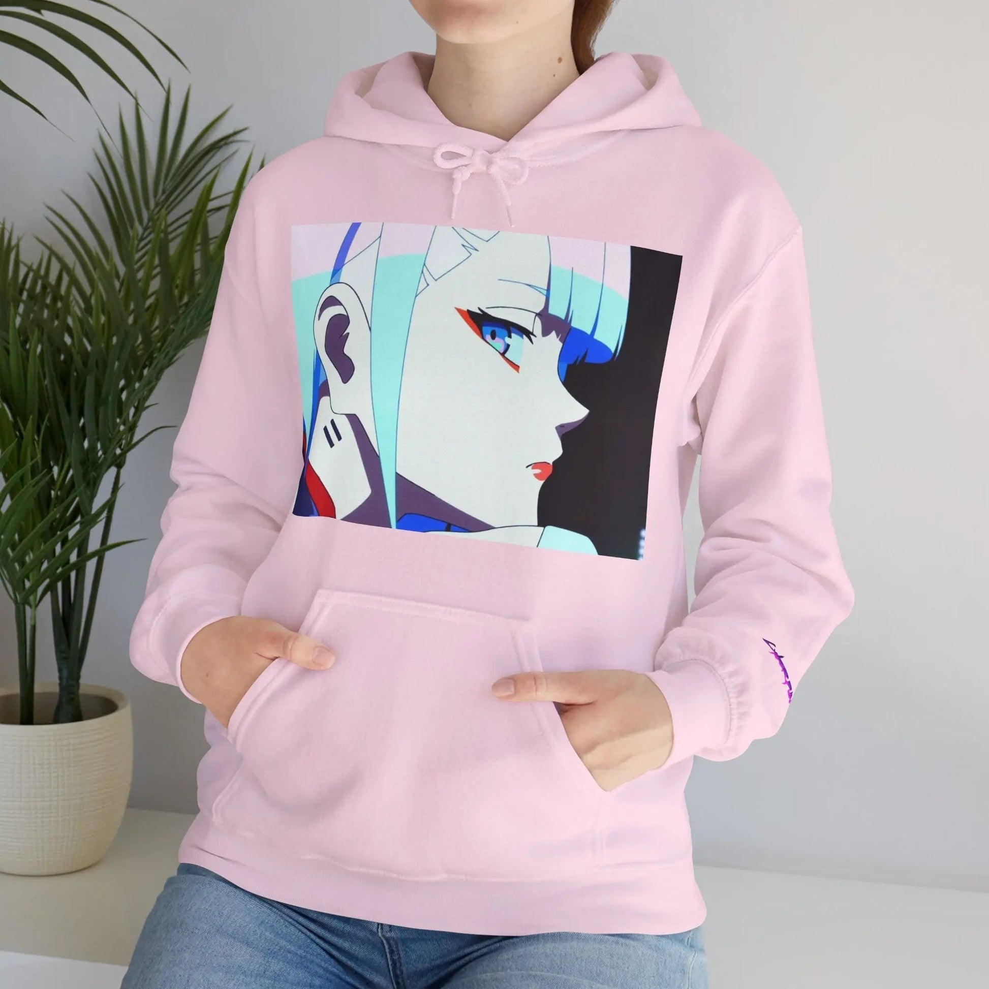 Heavy Blend Hoodie – Unisex Cotton Polyester Sweatshirt With Kangaroo Pocket Light Pink Hoodie