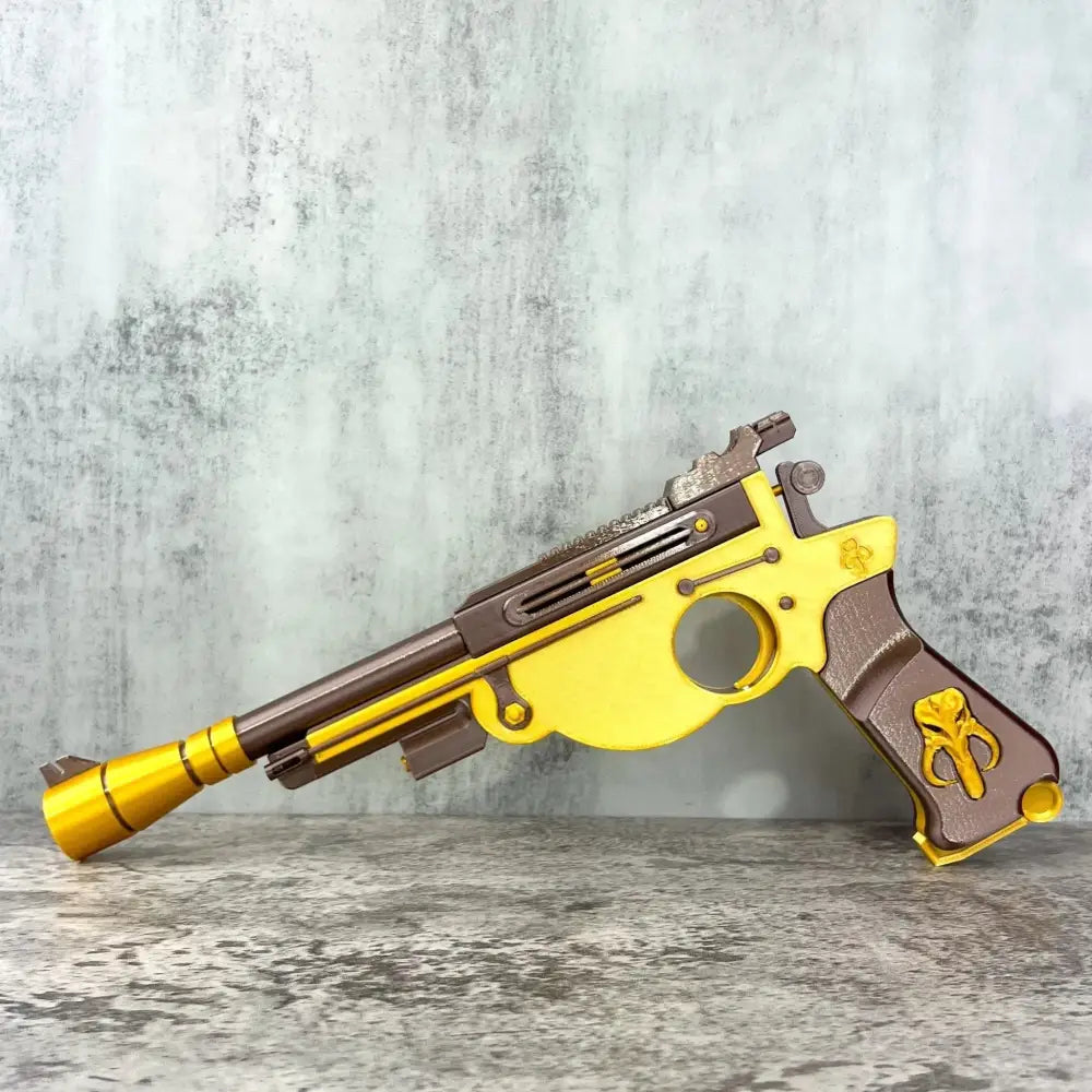 Customizable Mandalorian Blaster Actual Size with Stand