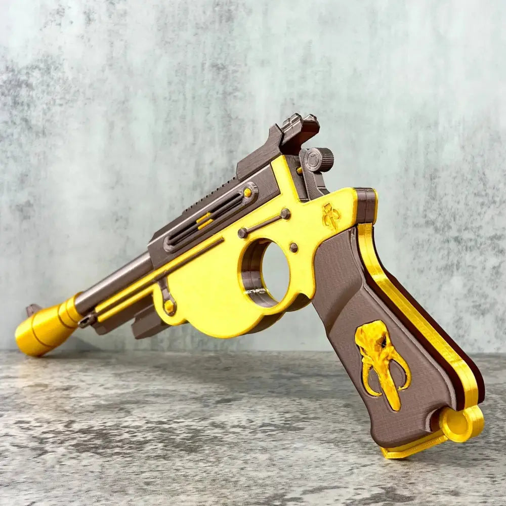 Customizable Mandalorian Blaster Actual Size with Stand