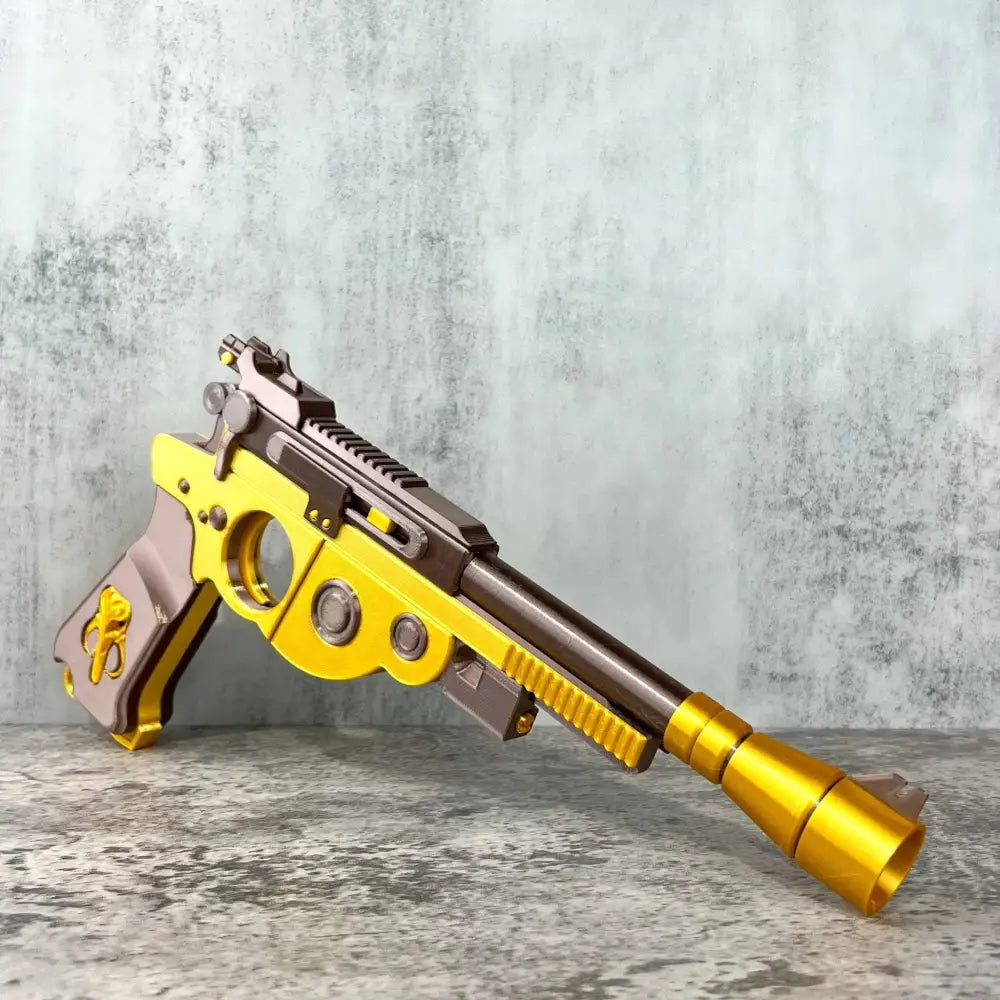 Customizable Mandalorian Blaster Actual Size with Stand