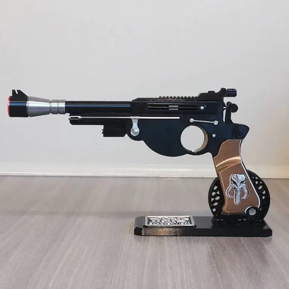 Customizable Mandalorian Blaster Actual Size with Stand